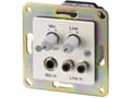 Miniatyrbild 3 av 5: Monacor PREAMP-1UP, Rotary volume control, Väggmonterad, Vit, 20 - 20000 hz, 0,4 V