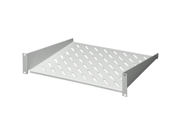 Rittal - Hylla för rack - ljusgrå - 2U - 19" - för RiPatch