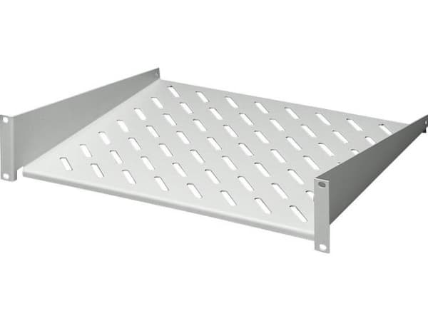 Rittal - Hylla för rack - ljusgrå - 2U - 19" - för RiPatch