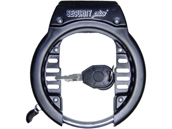 Security Plus RS60 Rammelås Sort Nøglelås