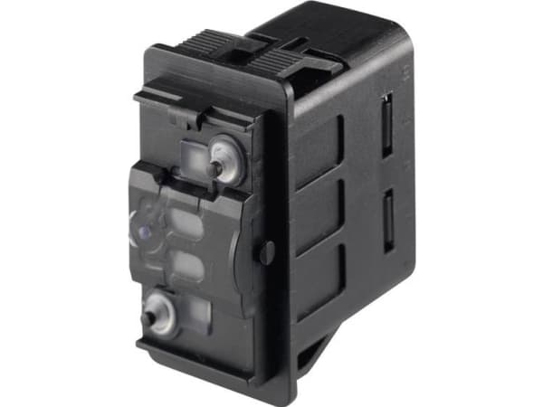 Marquardt 3250.0367 Bil-vippekontakt 3250.0367 12 V/DC, 24 V/DC 10 A 2 x On/Off/On Klikkende IP66/IP67 1 stk