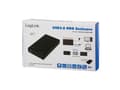 Miniatyrbilde 4 av 5: LogiLink UA0276, HDD-kabinett, 3.5", SATA, Serial ATA II, Serial ATA III, 5 Gbit/s, USB-tilkobling, Sort
