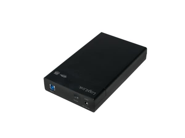 LogiLink UA0276, HDD-kabinett, 3.5", SATA, Serial ATA II, Serial ATA III, 5 Gbit/s, USB-tilkobling, Sort Sort