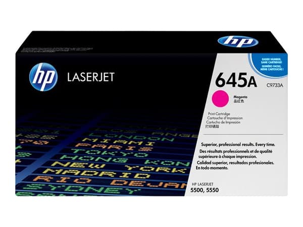 HP 645A - Magenta - original - LaserJet - tonerpatron (C9733A) - for Color LaserJet 5500, 5550