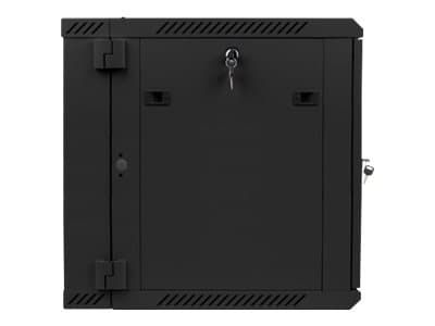Lanberg - Rack skåp - väggmontering - svart, RAL 9004 - 12U - 19"