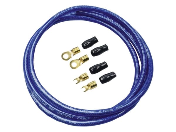 Sinuslive Car HiFi virtajohtosarja 25 mm² kullattu 25 mm²