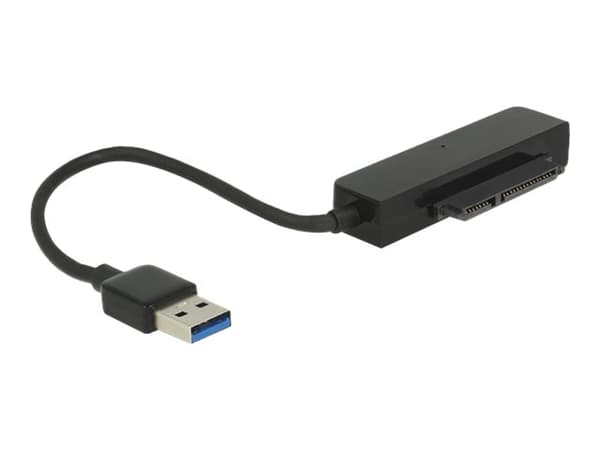 Delock - Kontrollerkort - 2.5" - SATA 6Gb/s - USB 3.0 - grå, svart