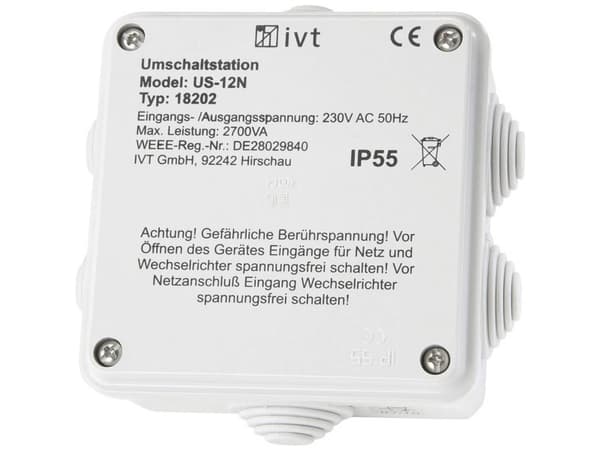 Ivt US-12N koblingsstasjon 2760 VA, 230 V/AC - 230 V/AC (18202)