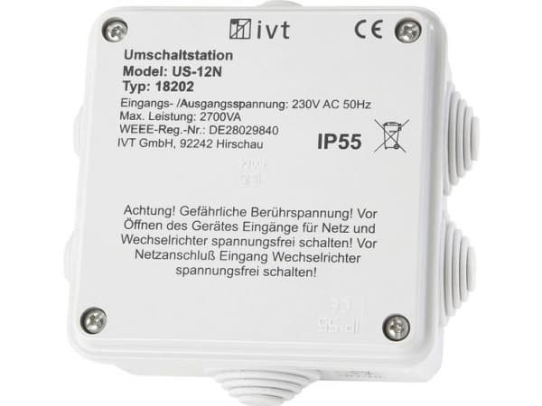 Ivt US-12N koblingsstasjon 2760 VA, 230 V/AC - 230 V/AC (18202)