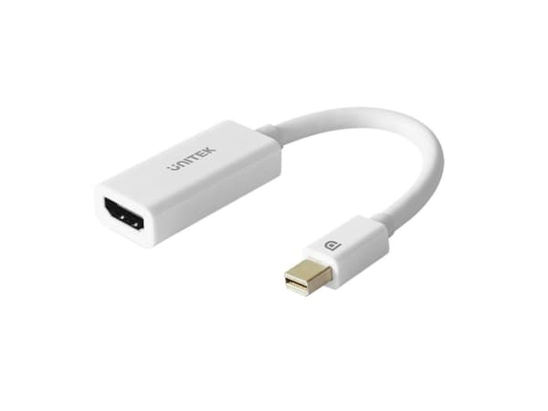 Unitek Y-6331 - Video adapter - Mini DisplayPort hann til HDMI hunn - 4K-støtte