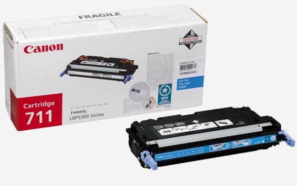 Canon 711 - Cyan - original - tonerpatron - for imageRUNNER C1022; i-SENSYS MF9130, MF9170, MF9220, MF9280; Satera LBP5300, LBP5400