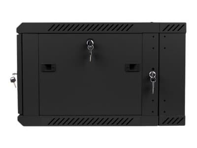 Lanberg - Rack skåp - väggmontering - svart, RAL 9004 - 6U - 19"