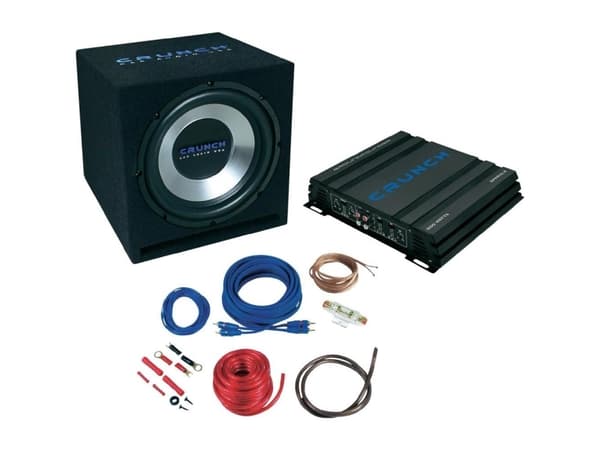 Crunch CBP1000, A/B, 4 kanaler, 500 W, 125 W, 70 W, 250 W