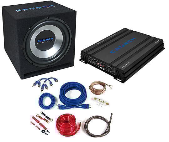 Crunch CBP1000, A/B, 4 kanaler, 500 W, 125 W, 70 W, 250 W