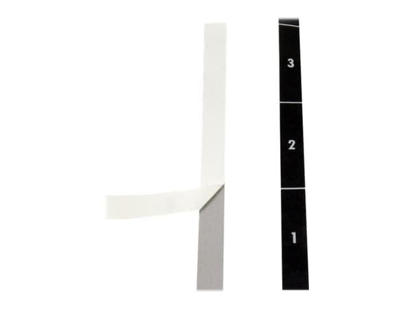 StarTech.com Rack Unit Labels - Server Rack Unit Alignment Strips - Up to 52U - 2-Pack (RKUNITAPE) - Rack korkeuden tunnistustarrat - 49U (2 kpl pakk