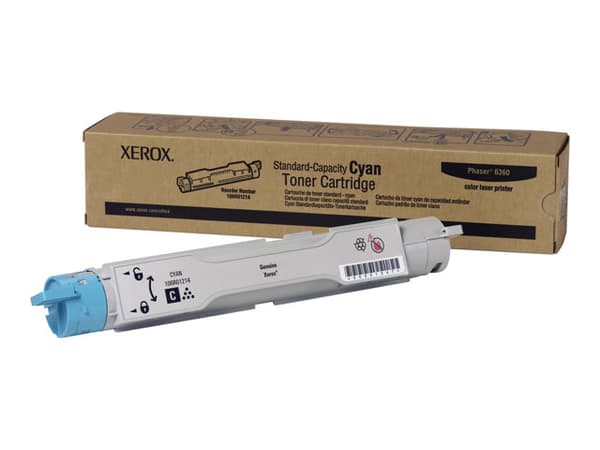 Xerox Phaser 6360 - Cyan - original - tonerpatron - for Phaser 6360DA, 6360DB, 6360DN, 6360DT, 6360DX, 6360N