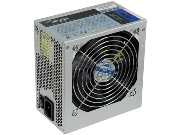 Akyga Basic Series AK-B1-700 - Strømforsyning (intern) - ATX12V 2.31 - AC 230 V - 700 watt - PFC - grå