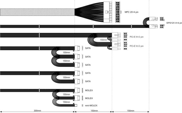 Akyga Basic Series AK-B1-700 - Strømforsyning (intern) - ATX12V 2.31 - AC 230 V - 700 watt - PFC - grå