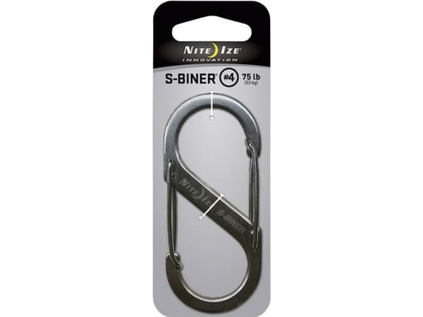 NITE Ize NI-SB4-03-11 Karabinhage S-Biner Gr. 4 89 mm x 38 mm 1 stk