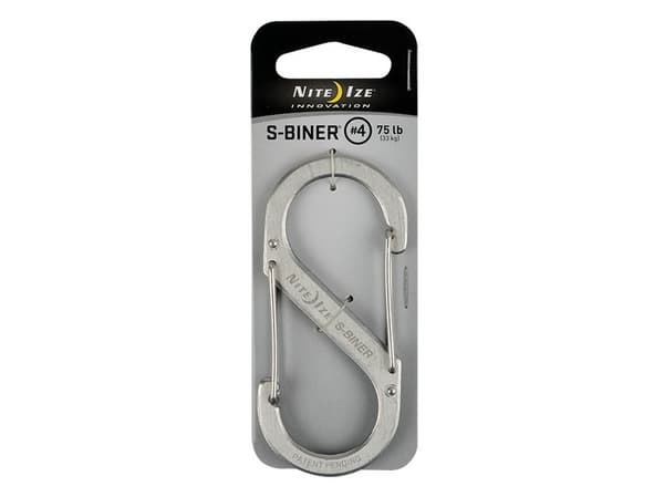 NITE Ize NI-SB4-03-11 Karabinhage S-Biner Gr. 4 89 mm x 38 mm 1 stk