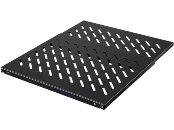 Rittal - Hylla för rack - RAL 9005 - 0.5U - 19" - för TS IT