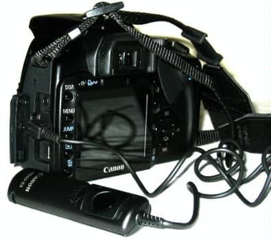 Canon RS-60E3 - Kamerafjernkontroll - kabel - for EOS 250, 850, 90, Kiss X10, Kiss X90, Rebel SL3, Rebel T7+, Rebel T8i, RP; PowerShot SX70