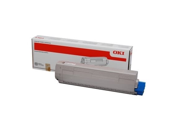 OKI - Svart - original - tonerpatron - for C823dn, 823n