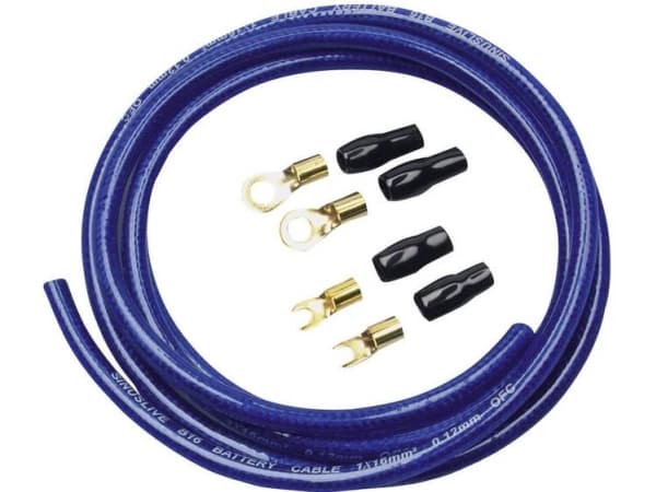 Sinuslive Car HiFi -virtakaapelisarja 16 mm² kullatut