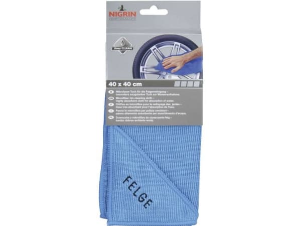 NIGRIN 71118 Felge Mikrofiberklud 1 stk (L x B) 40 cm x 40 cm