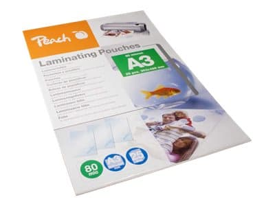 Peach - 25-pack - glättat - A3 (297 x 420 mm) lamineringsfickor
