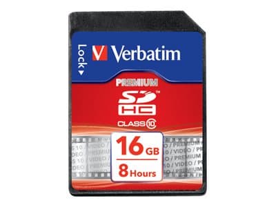 Verbatim - Flashminneskort - 16 GB - Klasse 10 - SDHC