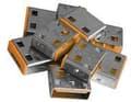 Miniatyrbild 5 av 5: Lindy USB Port Blocker - USB-portblockerare - orange (paket om 10)