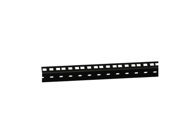 adam hall 61535B6, Skena till rackskåp, Svart, Stål, 6U, 48,3 cm (19"), 2 mm