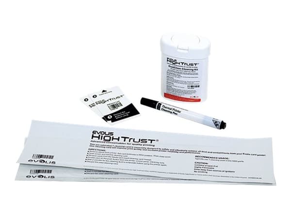 Evolis High Trust Advanced Cleaning Kit - Rensesett for skriver - for Evolis Zenius Expert Contactless, Zenius Expert Mag ISO, Zenius Expert Smart