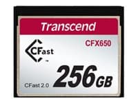 Transcend CFast 2.0 CFX650 - Flashminnekort - 128 GB - CFast 2.0