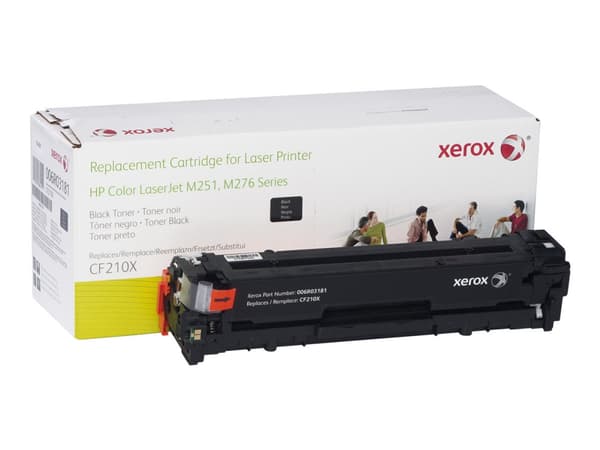 Xerox Värikasetti, musta. Vastaa tuotetta HP CF210X. Yhteensopiva avec HP LaserJet Pro 200 M251, LaserJet Pro 200 MFP M276-tulostimen kanssa, 2400 si