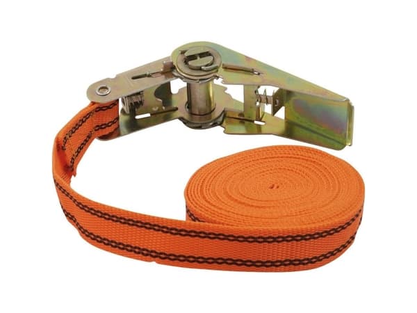 Petex 43192635 Spænderem i et stykke Trækkraft LC surring (individuelt / direkte)=125 daN (L x B) 5 m x 25 mm Skralde EN 12195