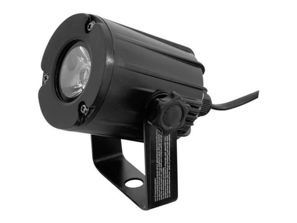 Eurolite LED PST-3W 3200 K LED pin spot Antall lysdioder: 1 x 3 W Sort