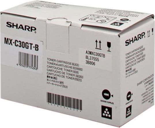 Sharp MX-C30GT-B - Svart - original - tonerpatron - for Sharp MX-C250F, MX-C300W, MX-C301W