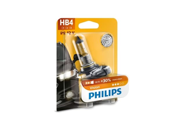 Philips Vision 9006PRB1 Pære til frontlys, 55 W, 12 V, HB4, 3200 K, 1 stykker