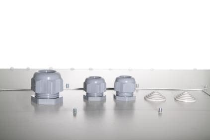 Digitus DN-19 09U-6/6-I-OD - Skåp - väggmontering - grå, RAL 7035, pulverbeläggning - 16U - 19"