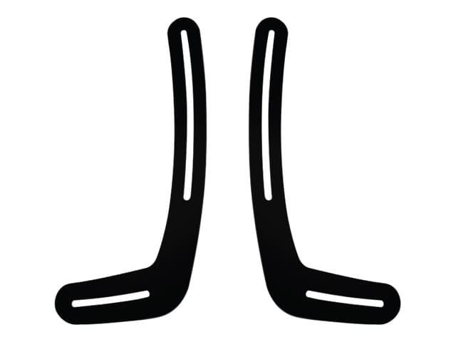 B-TECH Ventry Universal BTV914 - Monteringssats (2 konsoler) - för högtalare - stål - svart - ovanför skärmen, nedanför skärmen