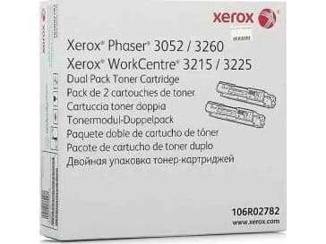 Xerox - 2-pack - svart - original - tonerkassett - för Phaser 3052, 3260; WorkCentre 3215, 3225