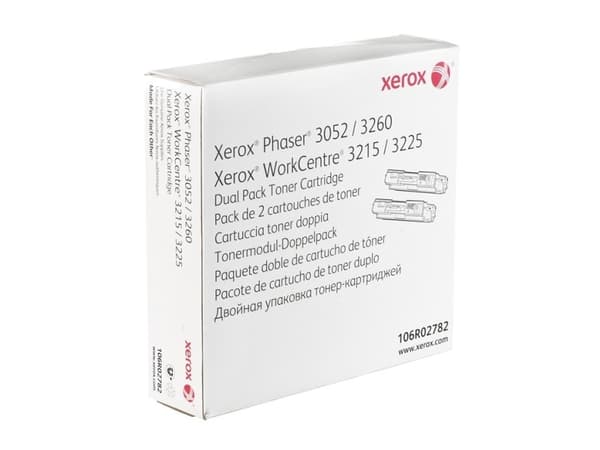 Xerox - 2-pack - svart - original - tonerkassett - för Phaser 3052, 3260; WorkCentre 3215, 3225