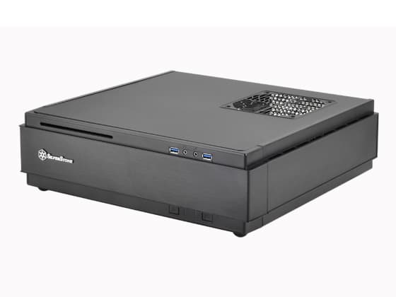 SilverStone MILO ML07 - Tower - mini ITX - ingen strömförsörjning - svart - USB/ljud