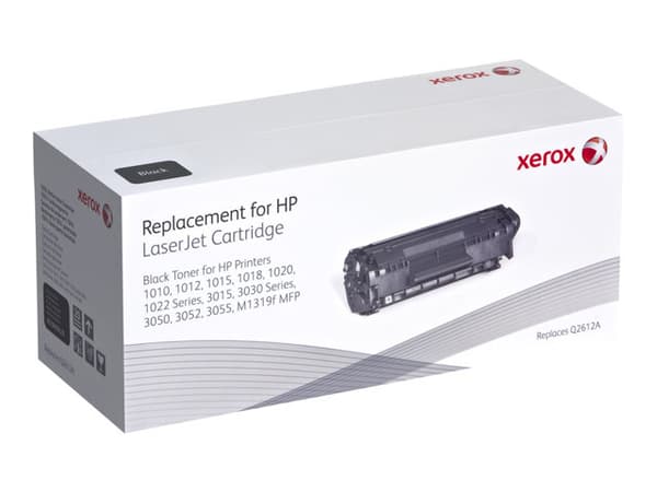 Xerox - Svart - kompatibel - tonerkassett (alternativ för: HP 12A) - för HP LaserJet 1010, 1012, 1015, 1018, 1020, 1022, 3015, 3020, 3030, 3050, 3052