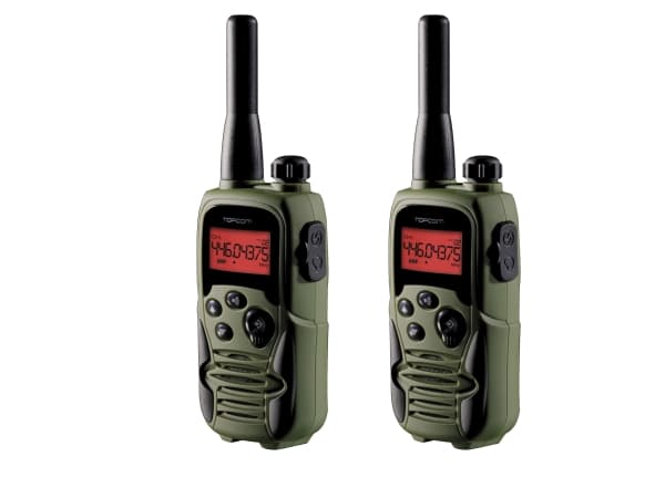 Topcom RC-6406 toveis radio 8 kanaler 446 MHz Sort, Oliven