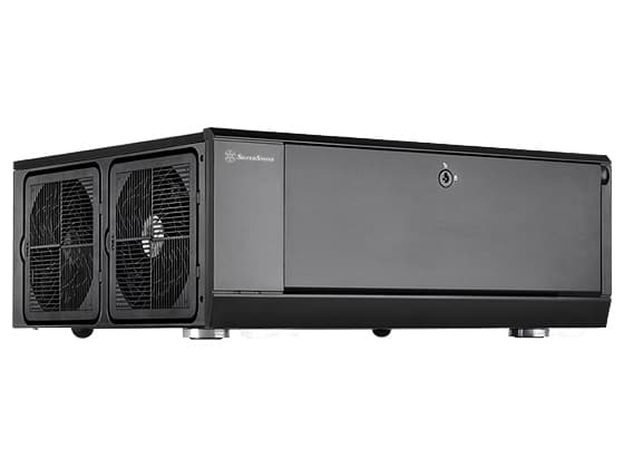 SilverStone Grandia GD10 - Tower - ATX - ingen strömförsörjning (ATX / PS/2) - svart - USB/ljud