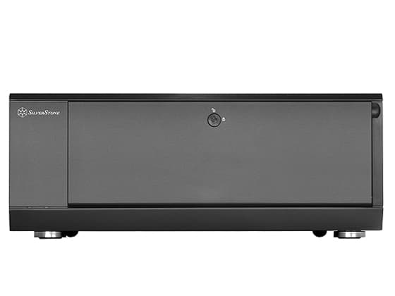 SilverStone Grandia GD10 - Tower - ATX - ingen strömförsörjning (ATX / PS/2) - svart - USB/ljud