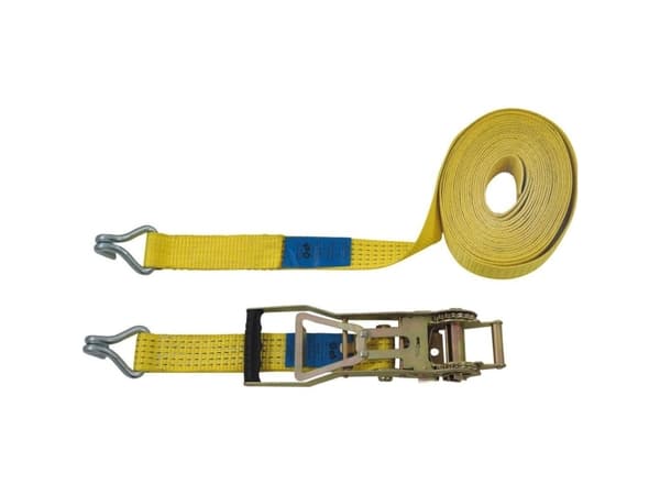 Petex 43193019 Todelt spænderem Trækkraft LC surring (individuelt / direkte)=2500 daN (L x B) 10 m x 50 mm Skralde med lang arm EN 12195